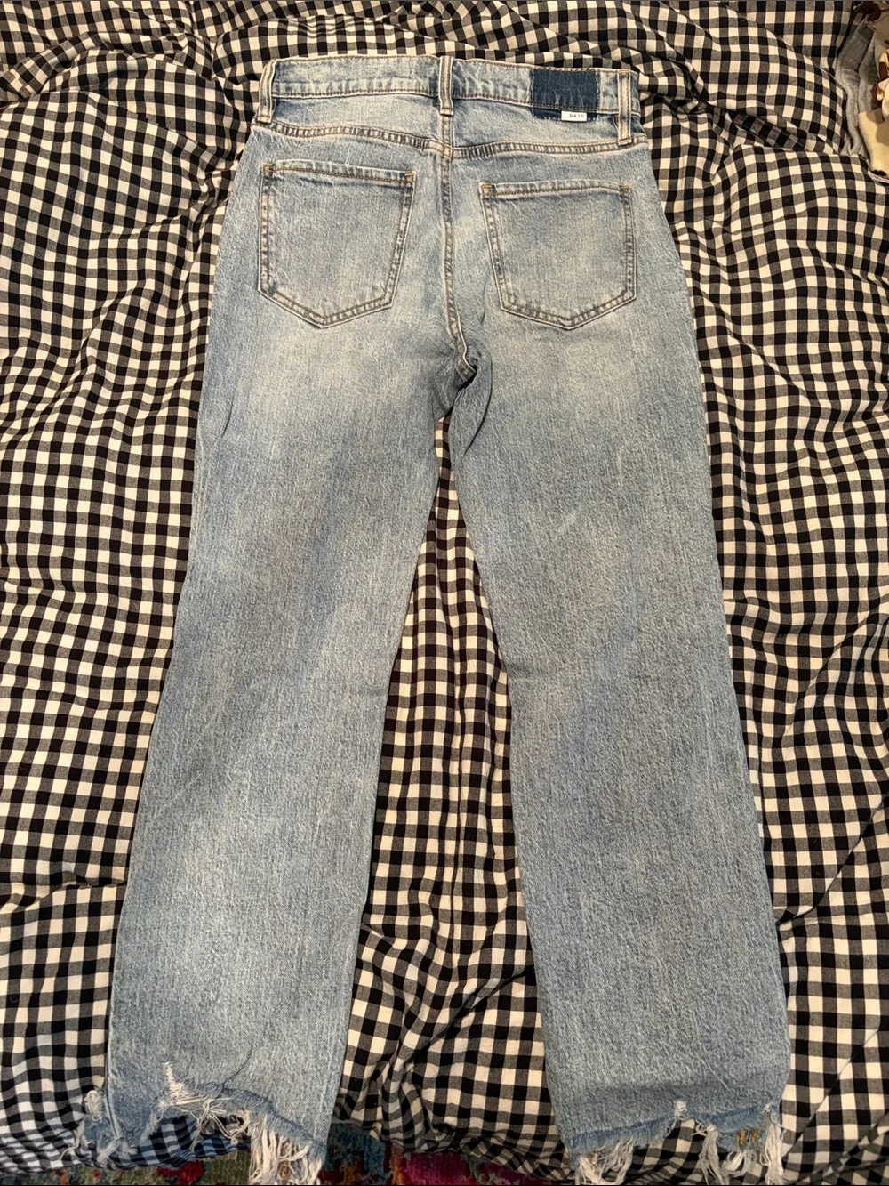 Women’s Daze Light Wash high rise distressed denim jeans